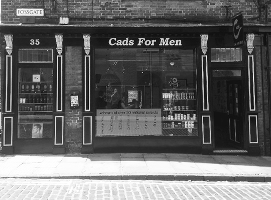 Cads for Men Barbers and Groomers Shop Front